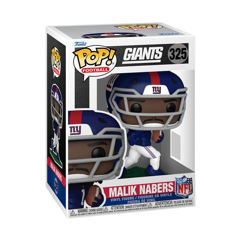 NFL: Legends POP! Sports Vinyl Figur Giants- Malik Nabers 9 cm - Preorder - ETA: 25.02.2026