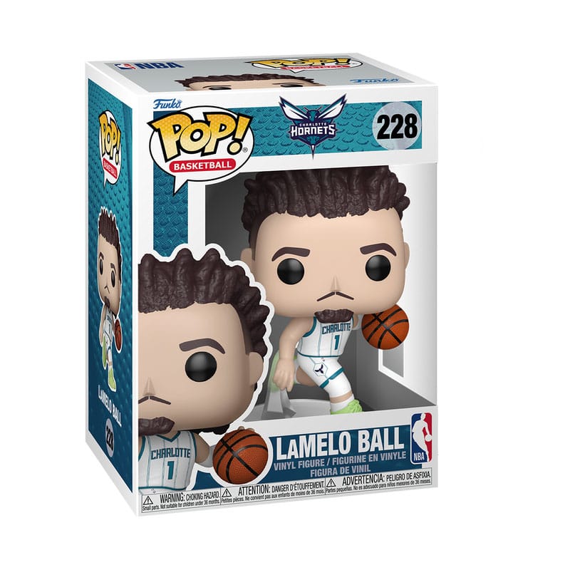 NBA Legends POP! Sports Vinyl Figur Hornets- Lamelo Ball (Home) 9 cm - Preorder - ETA: 25.01.2026