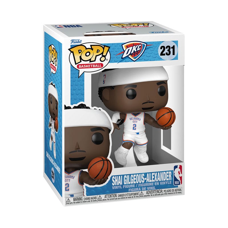 NBA Legends POP! Sports Vinyl Figur Thunder- SG-A (Home) 9 cm - Preorder - ETA: 25.01.2026