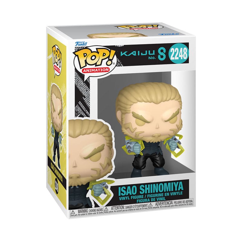 Kaiju No. 8 POP! Animation Vinyl Figur Isao Shinomiya 9 cm - Versand: 7 Tage nach Bestellung