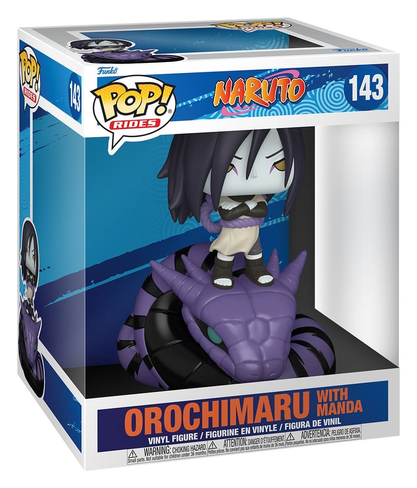 Naruto Classic POP! Rides Vinyl Figur Orochi + Manda 15 cm - Preorder - ETA: 22.12.2026