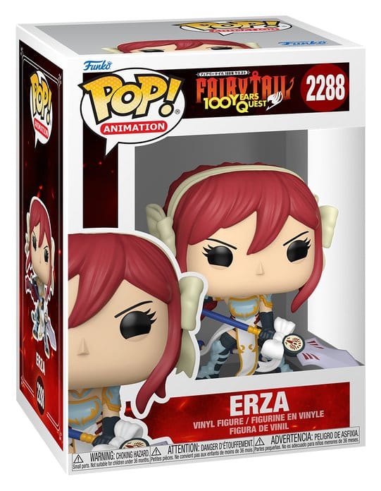 Fairy Tail 100 Year Quest POP! Animation Vinyl Figuren Erza 9 cm - Versand: 7 Tage nach Bestellung