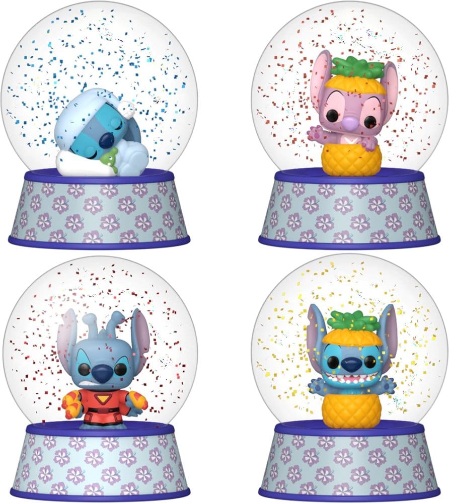 Lilo & Stitch Mystery Minis Minifiguren Glitter Globes PDQ 5 cm Display (12) - Versand: 7 Tage nach Bestellung