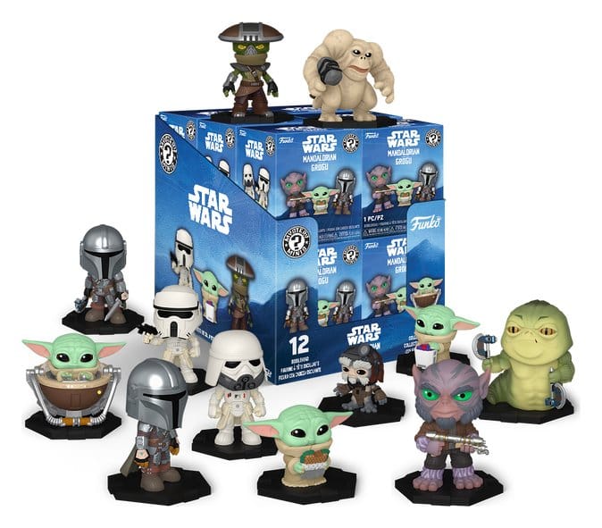 Star Wars Mystery Minis Minifiguren 5 cm The Mandalorian and Grogu Series 2 Display (12) - Versand: 7 Tage nach Bestellung