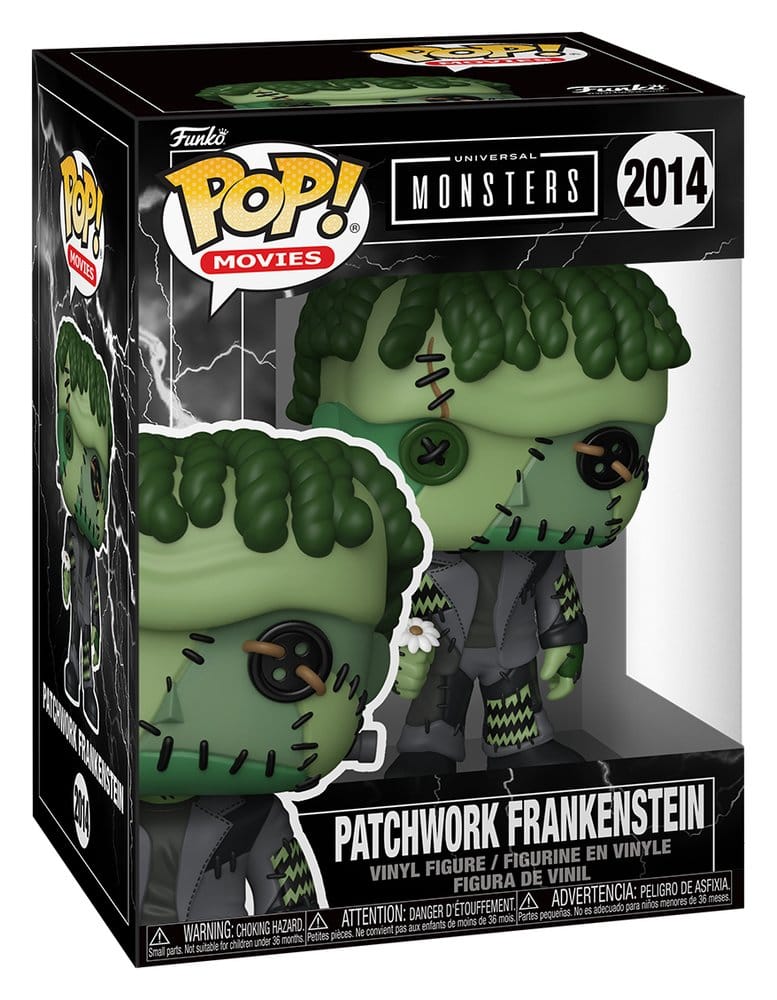 Universal Monsters Patchwork POP! Movies Vinyl Figur Frankenstein's Monster 9 cm - Preorder - ETA: 15.06.2026