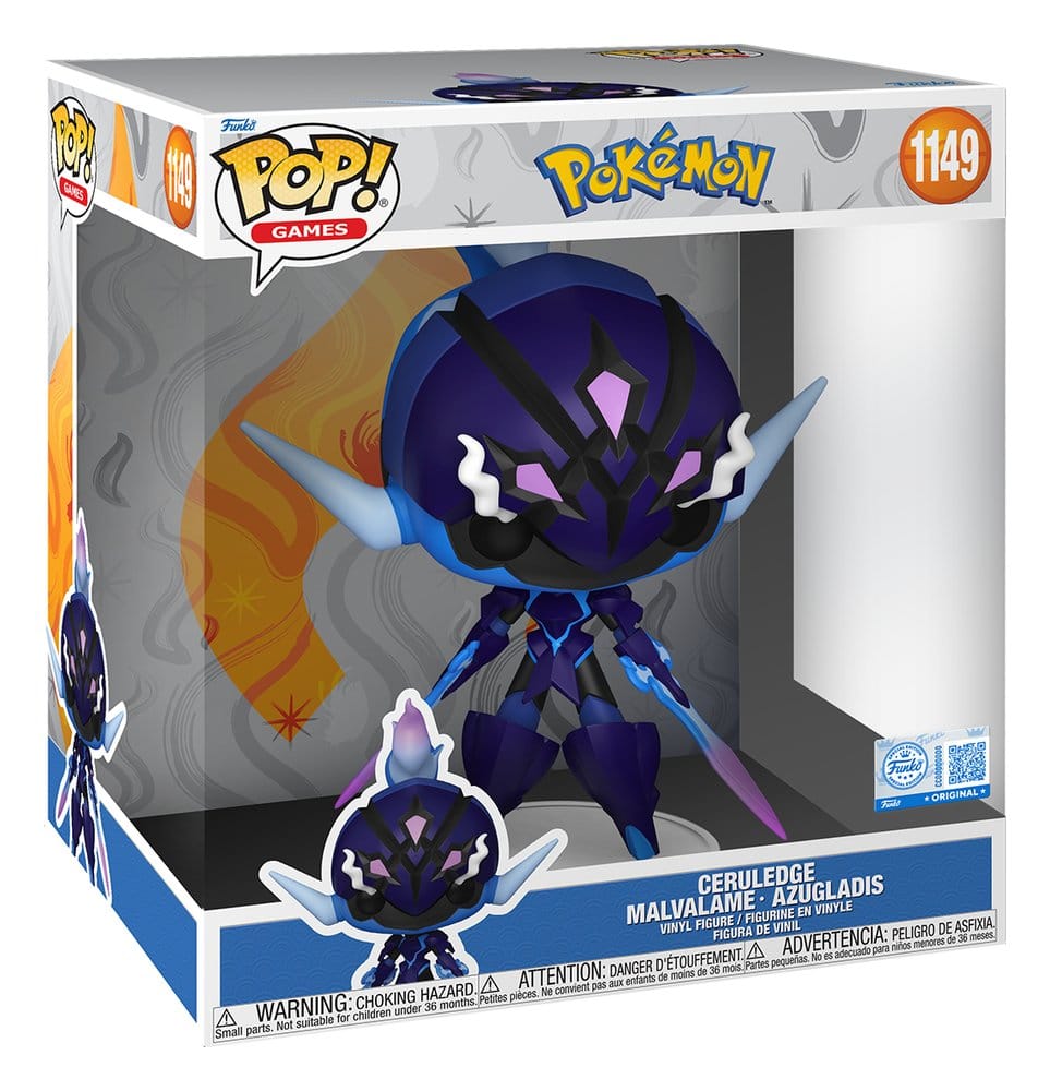 Pokémon Super Sized Jumbo POP! Vinyl Figur Ceruledge 25 cm - Versand: 7 Tage nach Bestellung