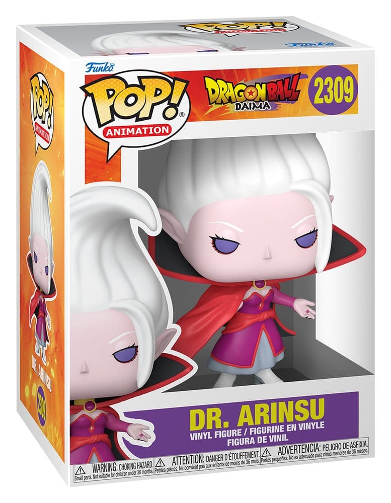 Dragon Ball Daima POP! Animation Vinyl Figur Dr. Arinsu 9 cm - Versand: 7 Tage nach Bestellung