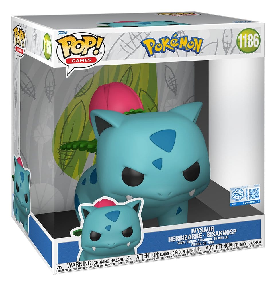 Pokémon Super Sized Jumbo POP! Vinyl Figur Bisaknosp 25 cm - Preorder - ETA: 15.06.2026