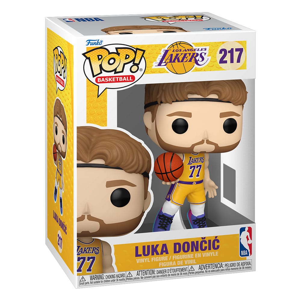 NBA POP! Basketball Vinyl Figur Los Angeles Lakers: Luka Doncic (2025 Icon Edition Uniform) 9 cm - Preorder - ETA: 25.02.2026
