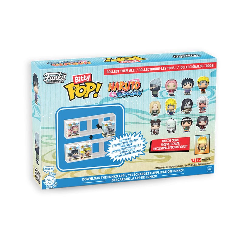 Naruto Shippuden Bitty POP! Vinyl Figuren 4er-Pack Battles 2,5 cm - Preorder - ETA: 25.01.2026