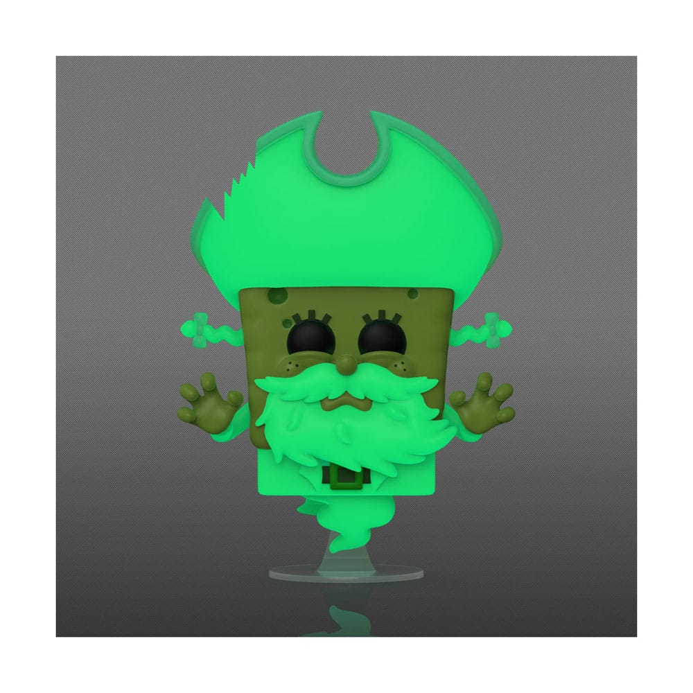 SpongeBob Schwammkopf POP! Vinyl Figur SpongeBob as the Flying Dutchman (Glow) 9 cm - Preorder - ETA: 25.12.2025