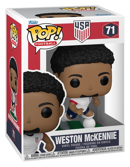 EFL POP! Football Vinyl Figur USA- Weston McKennie 9 cm - Versand: 7 Tage nach Bestellung
