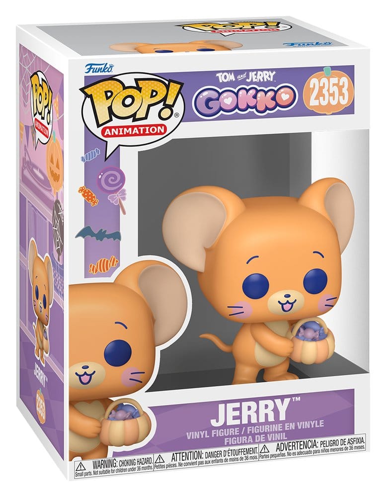 Tom & Jerry Gokko POP! Animation Vinyl Figur Jerry 9 cm - Versand: 7 Tage nach Bestellung