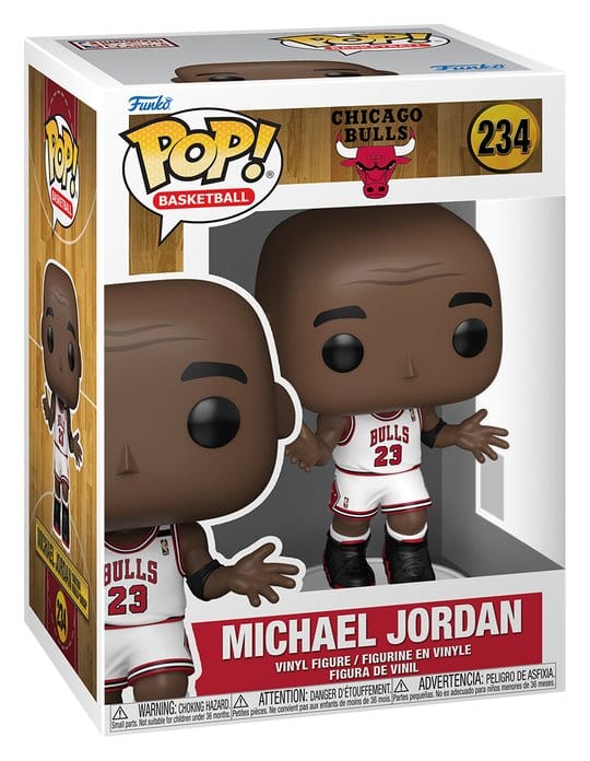 NBA POP! Sports Vinyl Figur Bulls- Michael Jordan (Shrug) 9 cm - Preorder - ETA: 25.07.2026