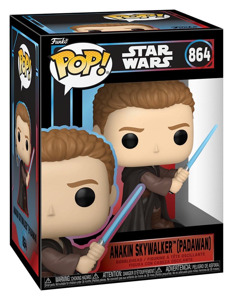Star Wars POP! Vinyl Wackelkopf-Figur Anakin Skywalker (Padawan) 11 cm - Preorder - ETA: 25.09.2026
