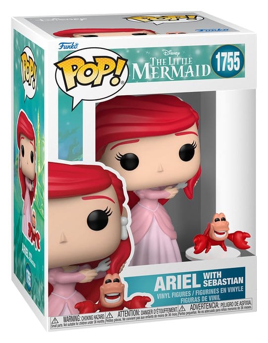 Arielle, die Meerjungfrau POP! Vinyl Figur S3 – Ariel with Sebastian 9 cm - Preorder - ETA: 29.07.2026