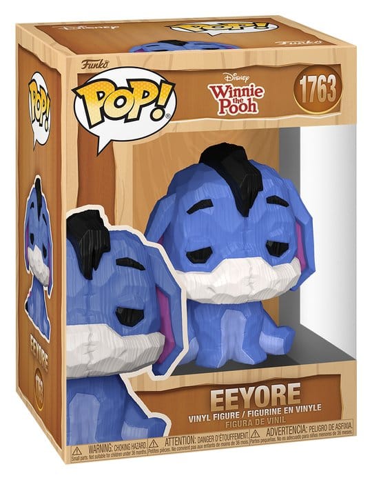 Winnie the Pooh POP! Animation Vinyl Figur Eeyore (Whittled) 9 cm - Preorder - ETA: 22.12.2026