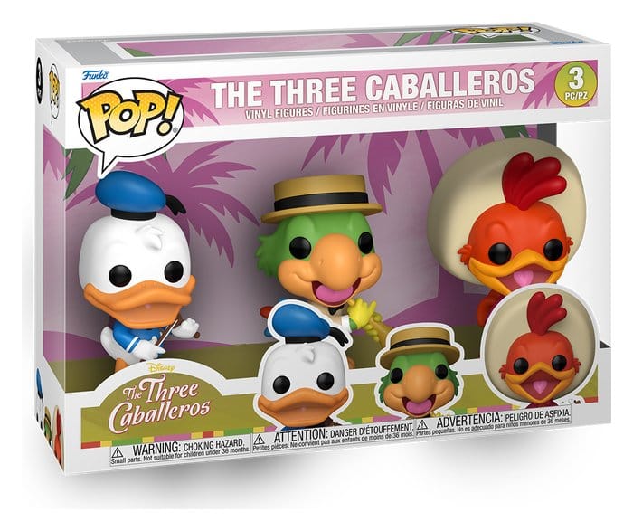 Disney POP! Vinyl Figuren 3er-Pack The Three Caballeros 9 cm - Preorder - ETA: 01.10.2026