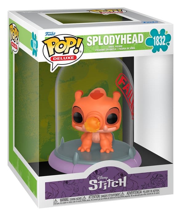 Lilo & Stitch POP! Deluxe Vinyl Figur Experiments- Splodyhead 9 cm - Preorder - ETA: 05.11.2026