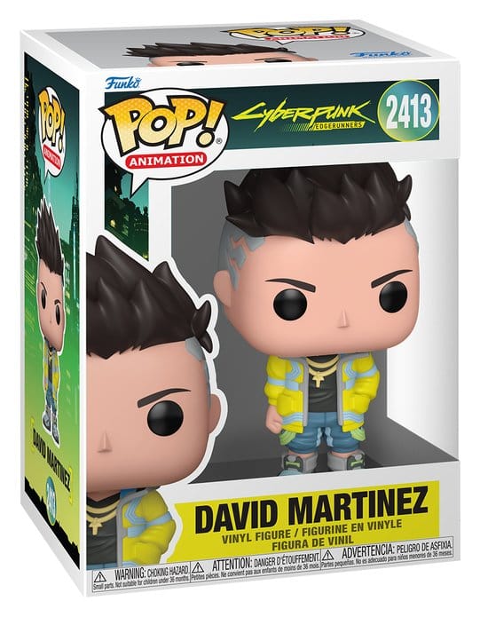 Cyberpunk Edgerunners Animation POP! Vinyl Figur David 9 cm - Preorder - ETA: 22.12.2026