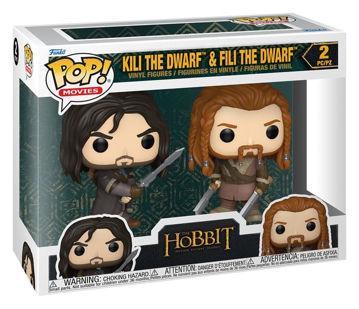 Der Hobbit POP! Vinyl Figuren 2er-Pack Kili & Fili 10 cm - Preorder - ETA: 25.12.2026