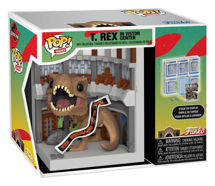 Jurassic Park POP! Nooks Vinyl Diorama Visitor's Center 16 cm - Preorder - ETA: 08.11.2026