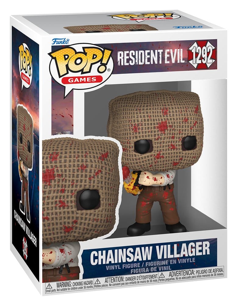 Resident Evil POP! Games Vinyl Figur Chainsaw Villager 9 cm - Preorder - ETA: 25.08.2026
