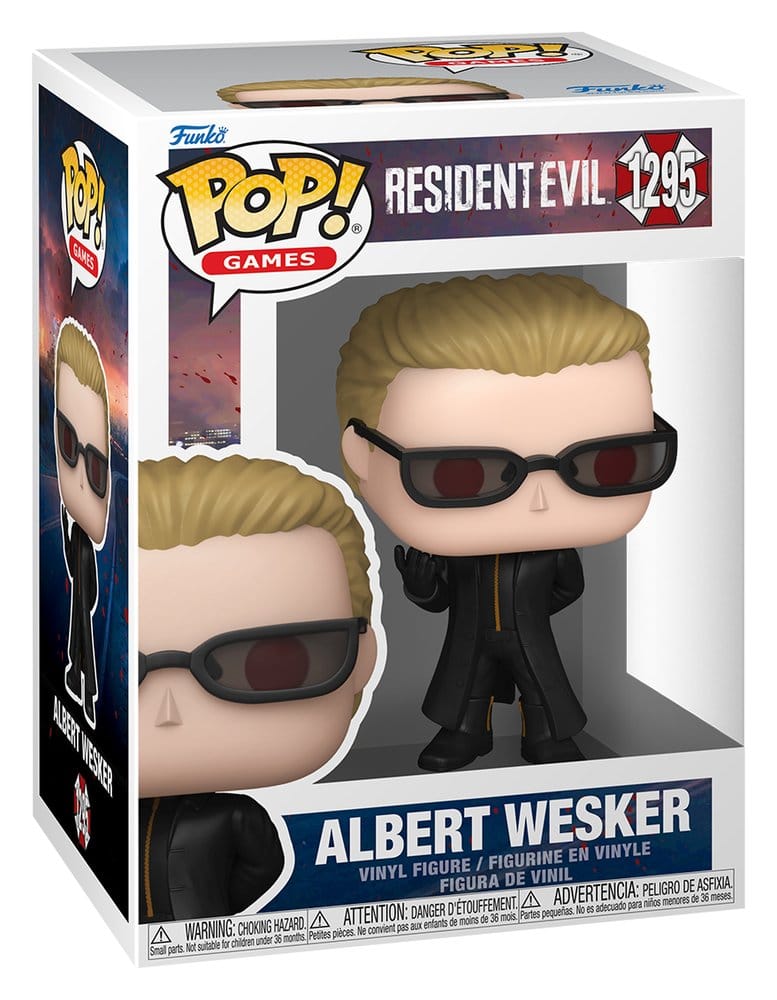 Resident Evil POP! Games Vinyl Figur Albert Wesker 9 cm - Preorder - ETA: 25.08.2026