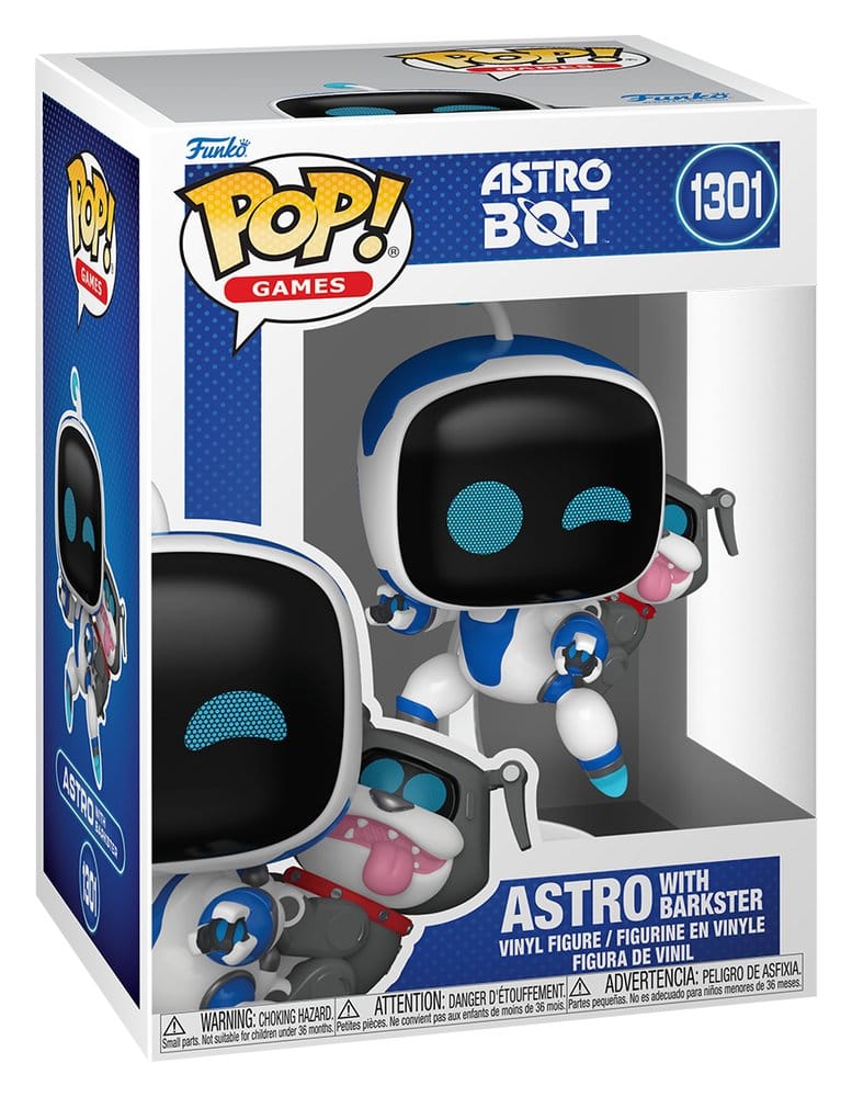 Astro Bot POP! Games Vinyl Figur Astro with Barkster 9 cm - Preorder - ETA: 25.08.2026