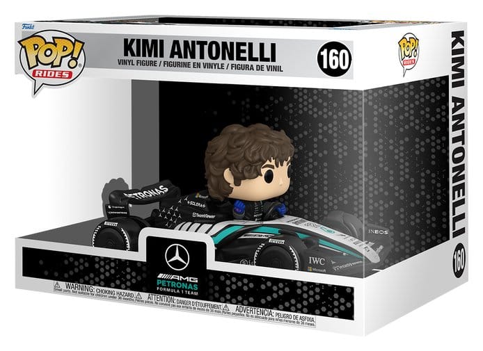 Formel 1 POP! Rides Super Deluxe Vinyl Figur Mercedes Benz - KIMI 15 cm - Preorder - ETA: 25.11.2026
