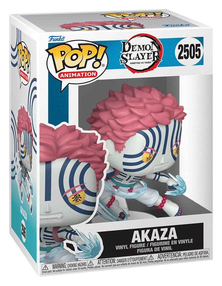 Demon Slayer: Kimetsu no Yaiba - The Movie POP! Animation Vinyl Figur Akaza 9 cm - Preorder - ETA: 25.08.2026