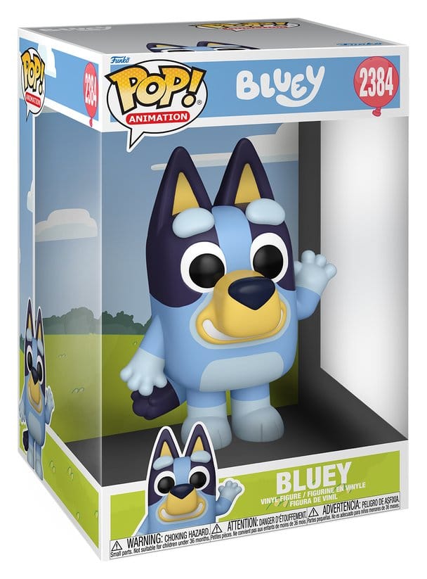 Bluey Super Sized Jumbo POP! Vinyl Figur Bluey 25 cm - Preorder - ETA: 25.07.2026