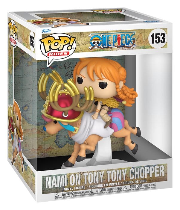 One Piece POP! Rides Deluxe Vinyl Figur Nami & Chopper 15 cm - Preorder - ETA: 04.11.2026