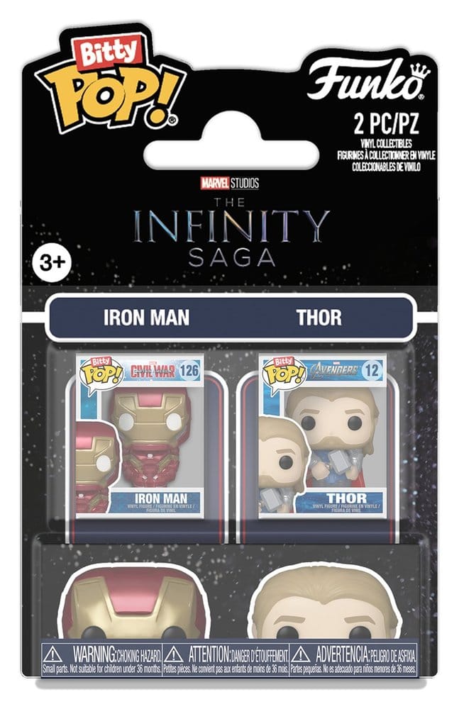 Marvel IS Bitty POP! Vinyl Figuren 2er-Pack IM & Thor 2 cm - Versand: 7 Tage nach Bestellung