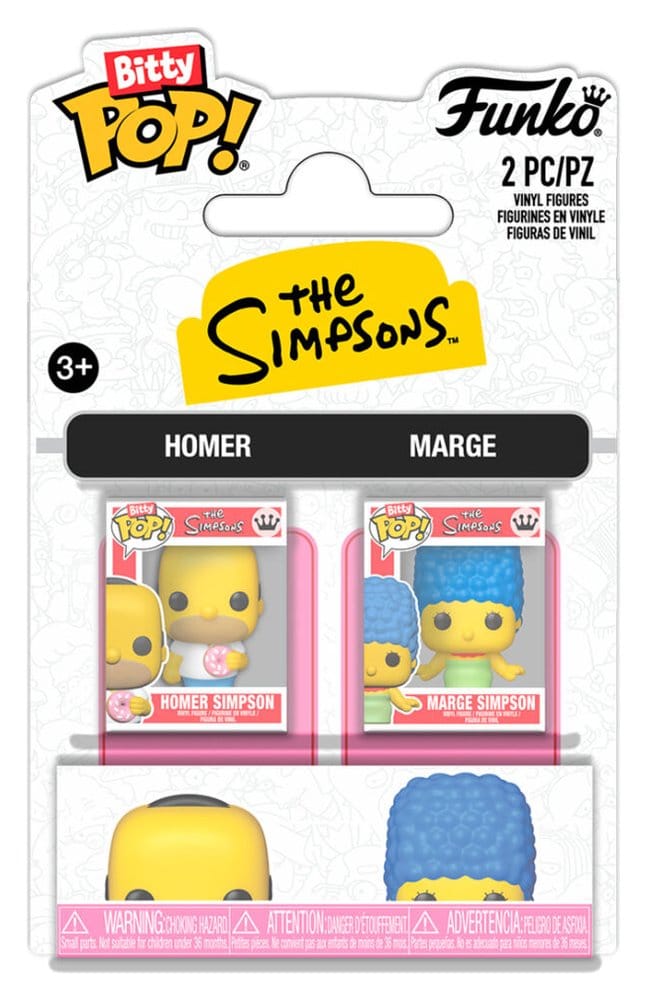 Simpsons Bitty POP! Vinyl Figuren 2er-Pack H & M 2 cm - Versand: 7 Tage nach Bestellung