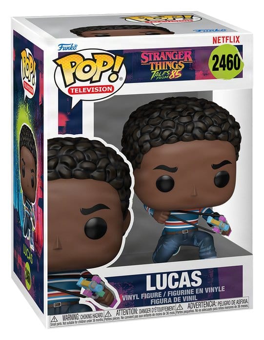 Stranger Things: Tales from '85 POP! Animation Vinyl Figur Lucas 9 cm - Preorder - ETA: 22.12.2026