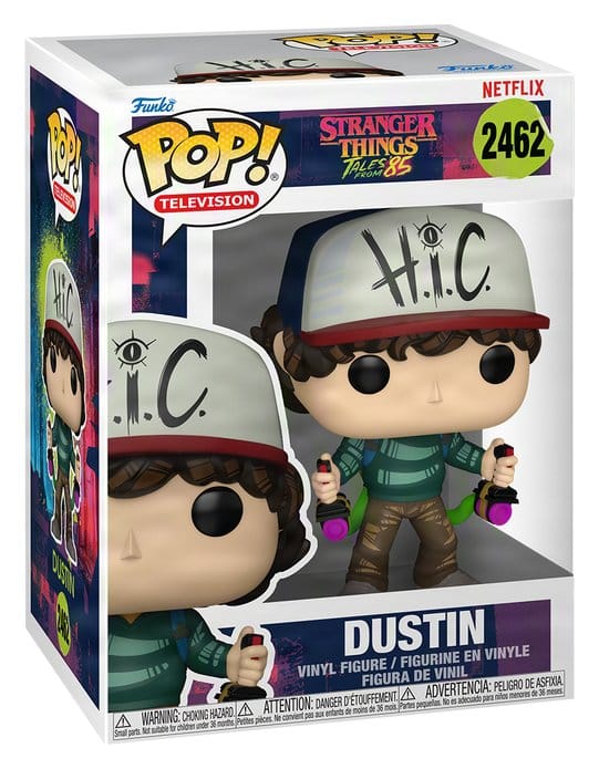 Stranger Things: Tales from '85 POP! Animation Vinyl Figur Dustin 9 cm - Preorder - ETA: 22.12.2026