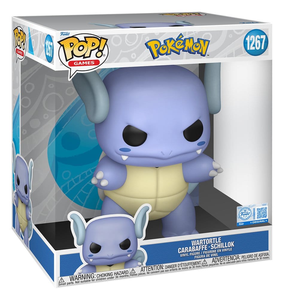 Pokemon Super Sized Jumbo POP! Vinyl Figur Wartortle 25 cm - Preorder - ETA: 25.11.2026