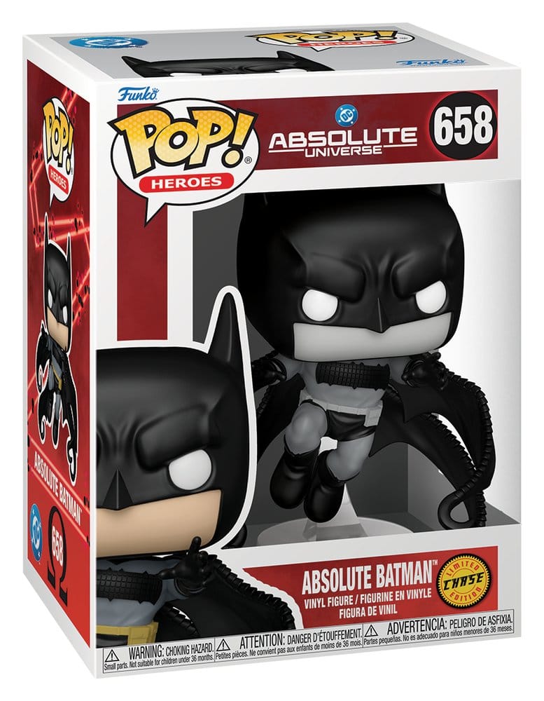 DC Comics POP! Comics Vinyl Figur Absolute Batman with Chase 9 cm Sortiment (6) - Preorder - ETA: 25.01.2027