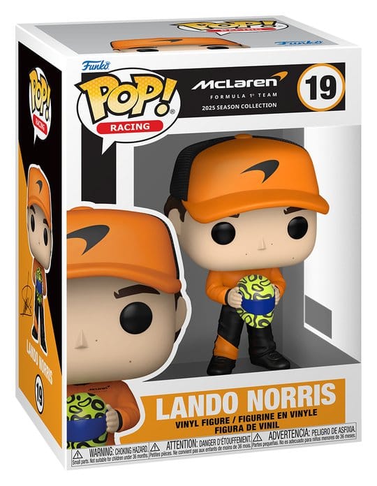 Formular 1 POP! Racing Vinyl Figur McLaren- Lando Norris 9 cm - Preorder - ETA: 25.11.2026