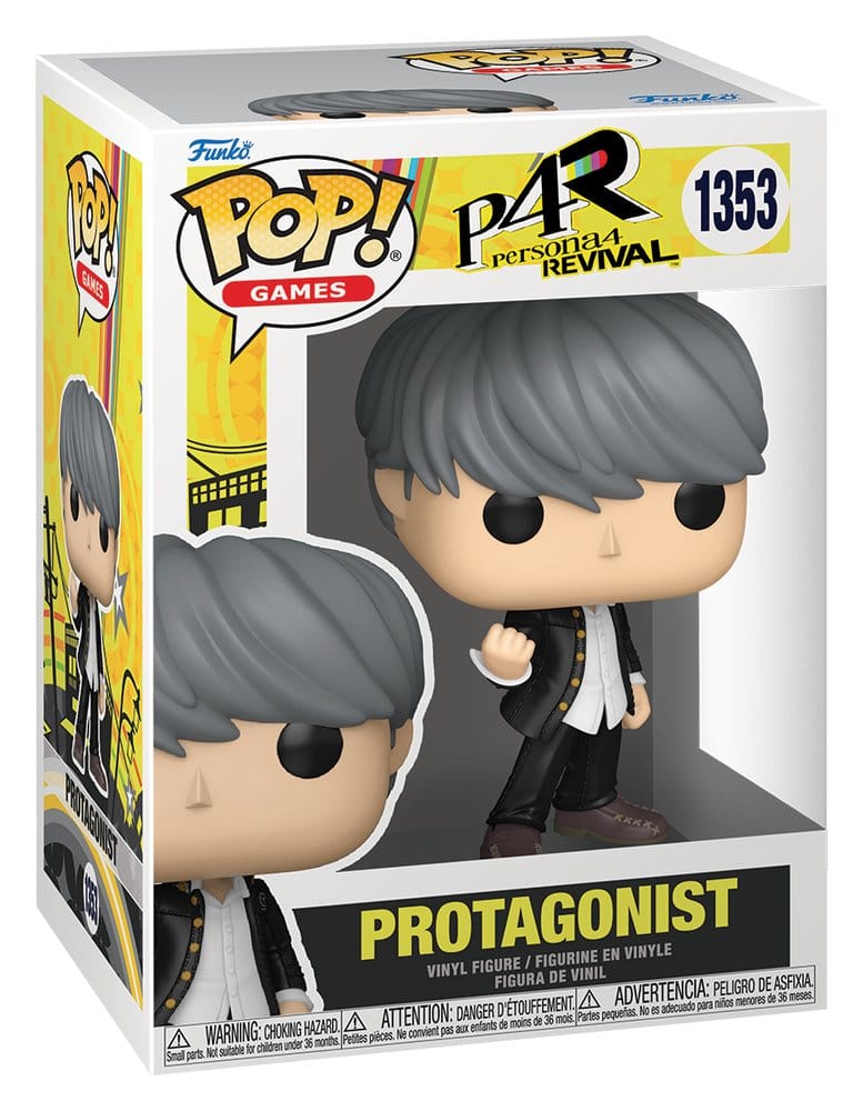 Persona 4 POP! Games Vinyl Figur Protagonist 9 cm - Preorder - ETA: 22.01.2027