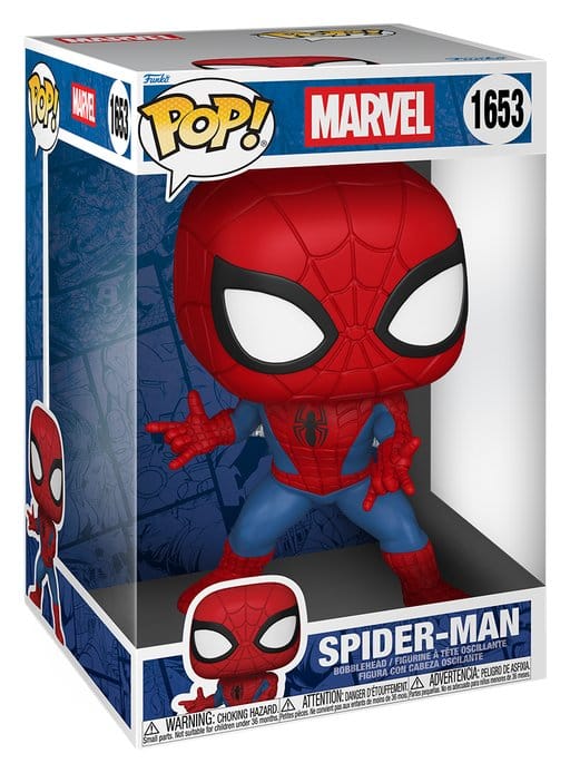 Marvel Comics Super Sized Jumbo POP! Vinyl Figur Spider-Man 25 cm - Preorder - ETA: 19.11.2026