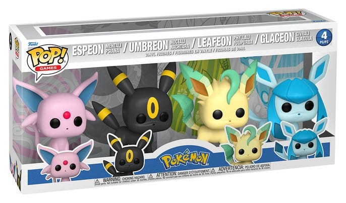 Pokemon POP! Vinyl Figuren 4er-Pack Eeveelutions #2 Bundle 9 cm - Preorder - ETA: 19.11.2026