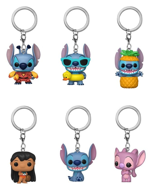 Lilo & Stitch POP! Vinyl Schlüsselanhänger 4 cm Display (12) - Preorder - ETA: 25.12.2026