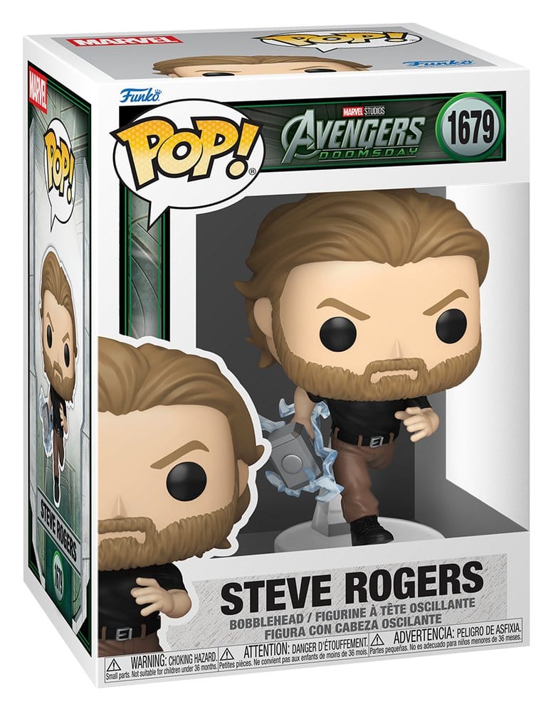 Marvel POP! Comics Vinyl Figur Steve Rogers (Doomsday) 9 cm - Preorder - ETA: 13.12.2026