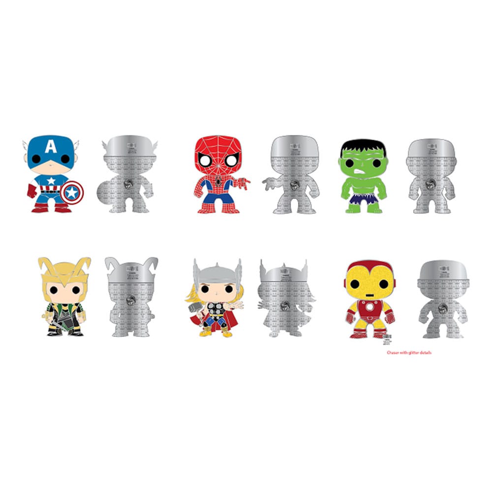 Marvel Loungefly POP! Pin Ansteck-Pins Group 3 cm Sortiment (12) - Preorder - ETA: 29.08.2026