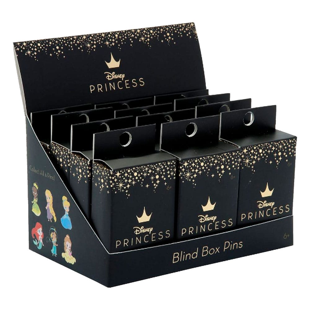 Disney Loungefly POP! Pin Ansteck-Pins Princess Chibi 4 cm Sortiment (12) - Preorder - ETA: 03.01.2026