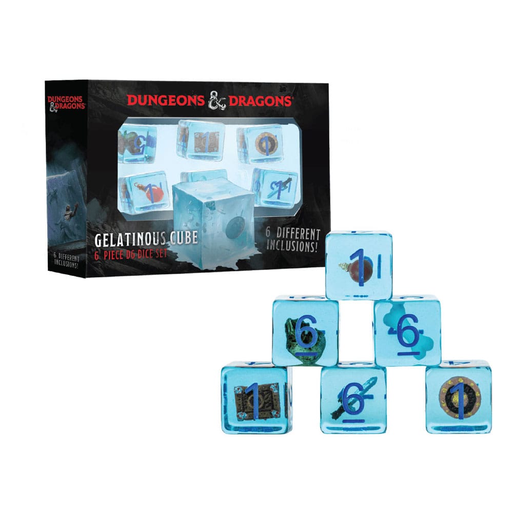 Dungeons & Dragons Würfel Set Gelatinous Cube (6) - Versand: 7 Tage nach Bestellung