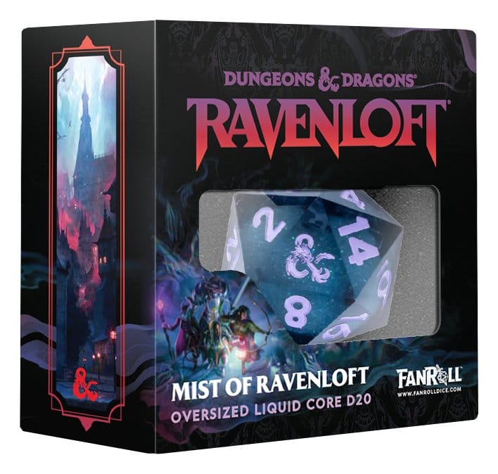 Dungeons & Dragons Mists of Ravenloft Würfel Oversized Liquid Core d20 - Preorder - ETA: 26.10.2026