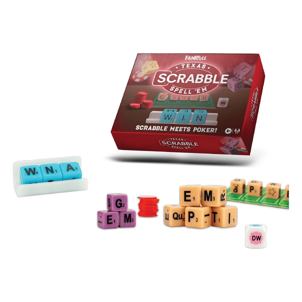 FanRoll Hasbro Spiel Scrabble Texas Spell Em - Versand: 7 Tage nach Bestellung